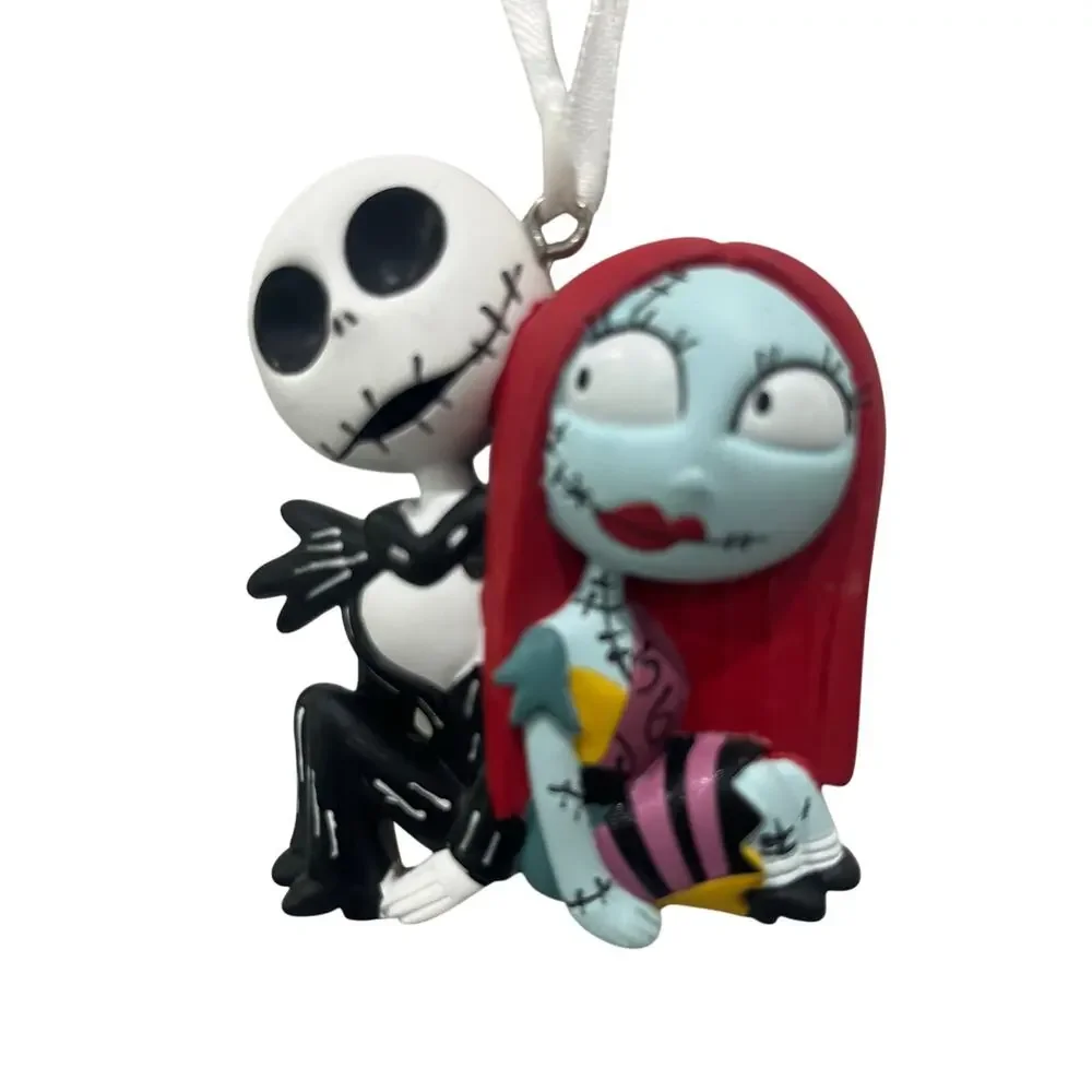 Hallmark Disney Nightmare Before Christmas Jack Skellington Sally Resin Ornament